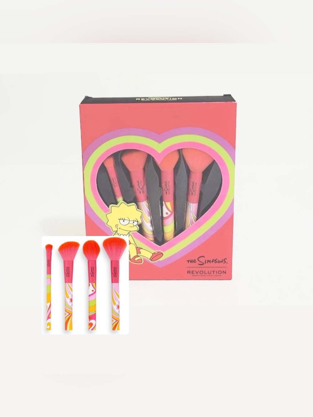 Makeup Revolution The Simpsons Summer Of Love Brush Set
